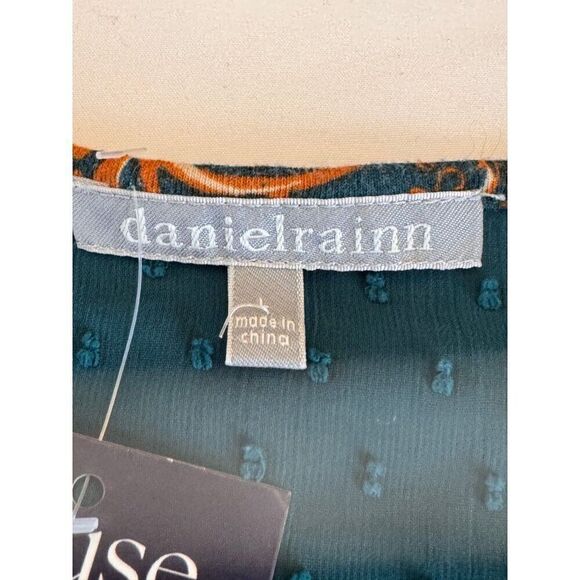 Anthropologie Daniel Rainn Boho Paisley Sleeveless Top Sz M EUC Summer Vibes - Picture 5 of 8